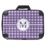 Gingham Print Hard Shell Briefcase - 18" (Personalized)