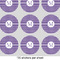 Gingham Print 2" Multipurpose Round Labels - Sheet