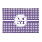 Gingham Print 2' x 3' Indoor Area Rug (Personalized)