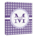 Gingham Print Canvas Print - 20x24 (Personalized)