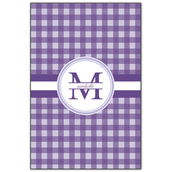 Gingham Print Wood Print - 20x30 (Personalized)