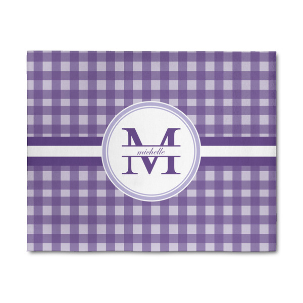 Custom Gingham Print 8' x 10' Indoor Area Rug (Personalized)