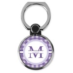 Gingham Print Cell Phone Ring Stand & Holder (Personalized)