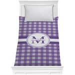 Gingham Print Comforter - Twin (Personalized)