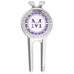 Gingham Print Golf Divot Tool & Ball Marker (Personalized)