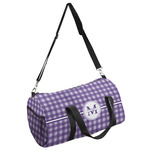 Gingham Print Duffel Bag (Personalized)