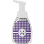 Gingham Print Foam Soap Bottle (Personalized)