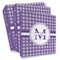 Gingham Print Full Wrap Binders - PARENT/MAIN