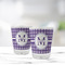 Gingham Print Glass Shot Glass - Standard - LIFESTYLE