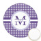 Gingham Print Icing Circle - Medium - Front