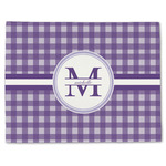 Gingham Print Single-Sided Linen Placemat - Single w/ Name and Initial