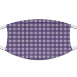 Gingham Print Cloth Face Mask (T-Shirt Fabric)