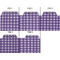 Gingham Print Page Dividers - Set of 5 - Approval