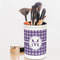 Gingham Print Pencil Holder - LIFESTYLE makeup