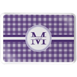 Gingham Print Serving Tray (Personalized)