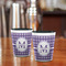 Gingham Print Shot Glass - Two Tone - LIFESTYLE