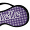 Gingham Print Sleeping Eye Mask - DETAIL Large