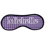 Gingham Print Sleeping Eye Masks - Large (Personalized)