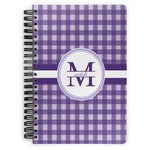 Gingham Print Spiral Notebook (Personalized)