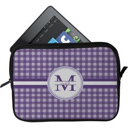 Gingham Print Tablet Case / Sleeve - Small (Personalized)