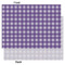 Gingham Print Tissue Paper - Heavyweight - Large - Front & Back
