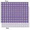 Gingham Print Tissue Paper - Heavyweight - Medium - Front & Back