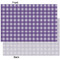 Gingham Print Tissue Paper - Heavyweight - XL - Front & Back