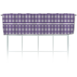 Gingham Print Valance