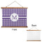 Gingham Print Wall Hanging Tapestry - Landscape - APPROVAL