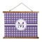 Gingham Print Wall Hanging Tapestry - Landscape - MAIN