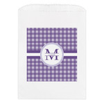 Gingham Print Treat Bag (Personalized)