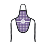 Gingham Print Bottle Apron (Personalized)