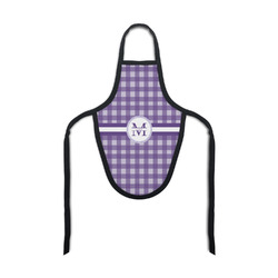 Gingham Print Bottle Apron (Personalized)