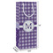 Gingham Print Wine Gift Bag - Dimensions