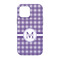 Gingham Print iPhone 13 Tough Case - Back