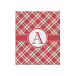 Red & Tan Plaid Poster - Matte - 20x24 (Personalized)