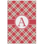 Red & Tan Plaid Poster - Matte - 24x36 (Personalized)