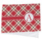 Red & Tan Plaid Cooling Towel- Main