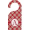 Red & Tan Plaid Door Hanger (Personalized)