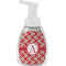 Red & Tan Plaid Foam Soap Bottle - White