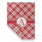 Red & Tan Plaid Garden Flags - Large - Double Sided - FRONT FOLDED