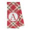 Red & Tan Plaid Microfiber Dish Towel - FOLD