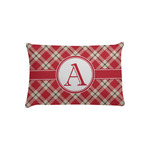 Red & Tan Plaid Pillow Case - Toddler (Personalized)