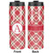 Red & Tan Plaid Stainless Steel Tumbler - Apvl