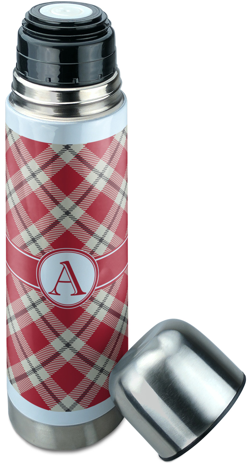 https://www.youcustomizeit.com/common/MAKE/40891/Red-Tan-Plaid-Thermos-Lid-Off.jpg?lm=1666183858