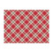 Red & Tan Plaid Tissue Paper - Heavyweight - Large - Front