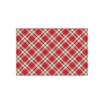 Red & Tan Plaid Small Tissue Papers Sheets - Heavyweight