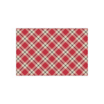 Red & Tan Plaid Small Tissue Papers Sheets - Lightweight