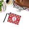 Red & Tan Plaid Wristlet ID Cases - LIFESTYLE