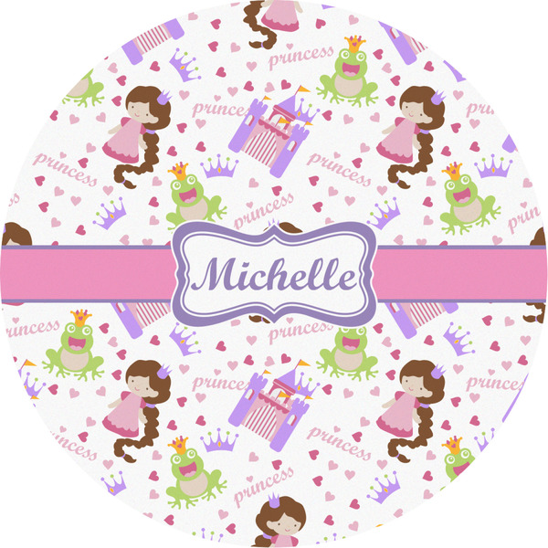 Custom Princess Print Multipurpose Round Labels - 2" (Personalized)